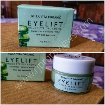 Bella Vita Organic EyeLift Eye Cream Gel Review