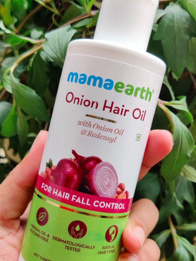 Mamaearth Onion hair oil Review