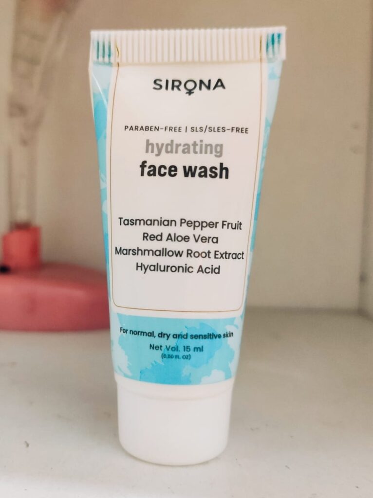 Sirona Hydrating Face Wash Review
